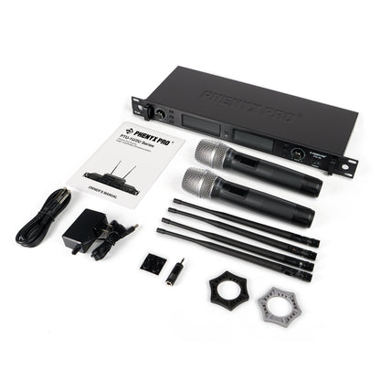 PTU-2U-1H1B | Sistema de micrófono inalámbrico dual True Diversity
